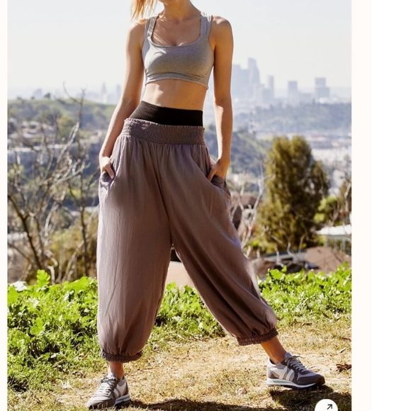 Free People Pants - NWT Free People Sashay My Way Solid Jogger Pants